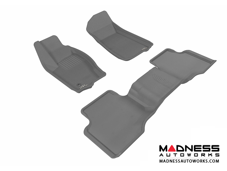 Jeep Grand Cherokee Floor Mats (Set of 3) - Gray by 3D MAXpider